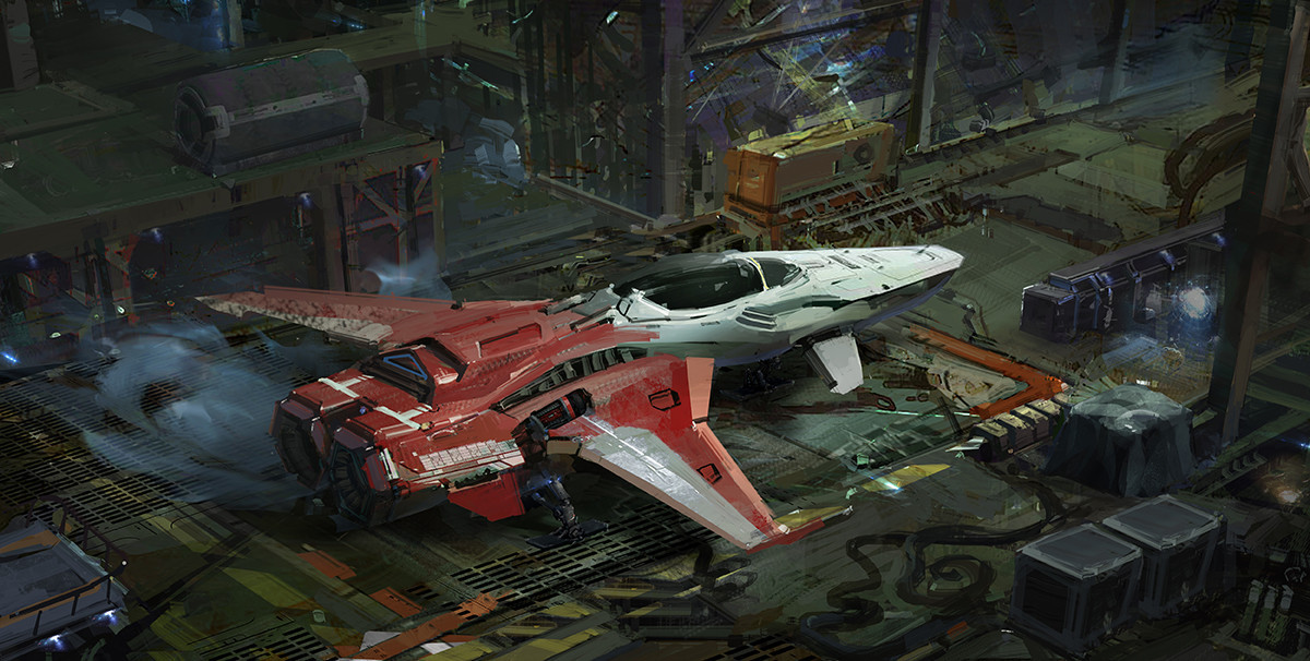 run2damoon:  Starship by  li jia   