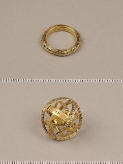 hairasuntouchedaspartoftheamazon:  sixpenceee:  16th century ring that unfolds into an astronomical sphere This is called an  armillary sphere ring    WANT 