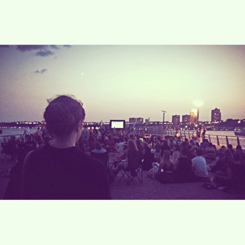 Hudson River; summer movie nights