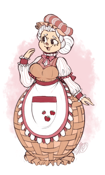 Decided To Doodle A Old Oc Of Mine Who Is Named Amelia, But Is Called Pie Mom. She Use To Be The Mother