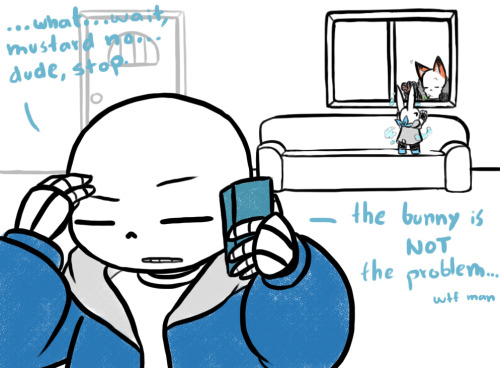 owosa:  Well, here’s not Papyrus, but it’s a start (?) Remember this and this? now you have the context c:Bunny!blue and Fox!papy from @keksbela