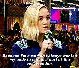 andthwip:Brie Larson on the impact of Captain Marvel.