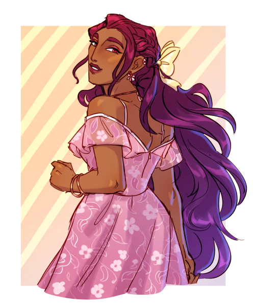 Nadia is gorgeous and elegant, but also really cute???
