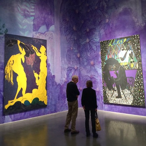 hragv:  Inside the Chris Ofili show at the @newmuseum (at New Museum) 