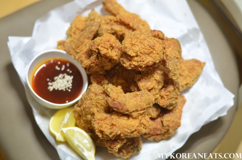 Some Korean Fried Chicken (KFC) for a late night snack. So good!Facebook: www.facebook.com/mykoreane