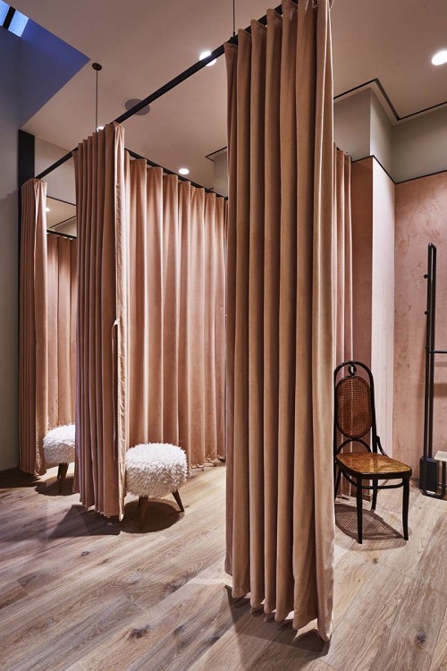 {Retail therapy over the lunch break from New York-based Studio Sofield. Love the angled hanging rod