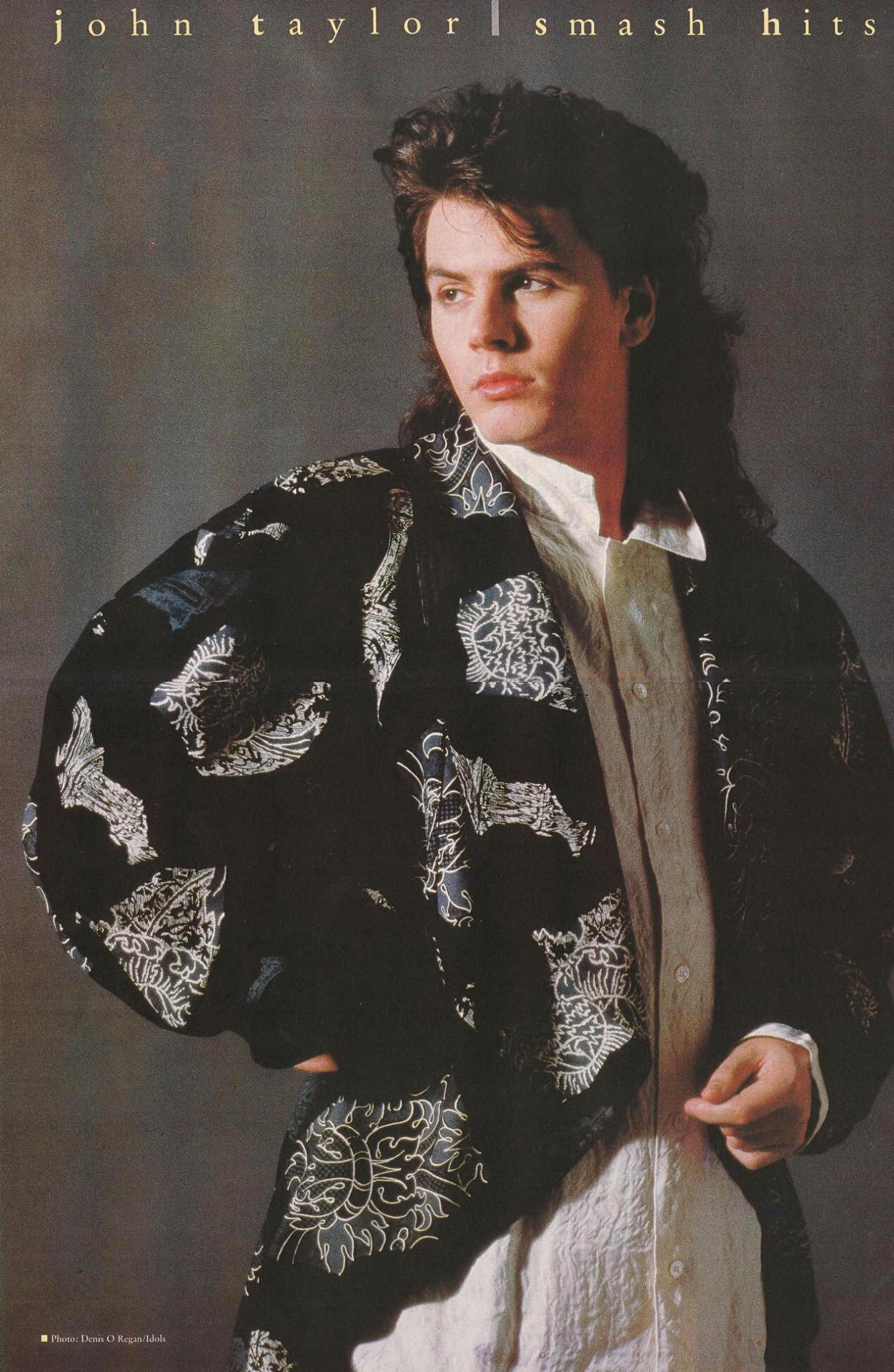 <p>John Taylor (Duran Duran) Smash Hits poster from Feb 1986.</p>