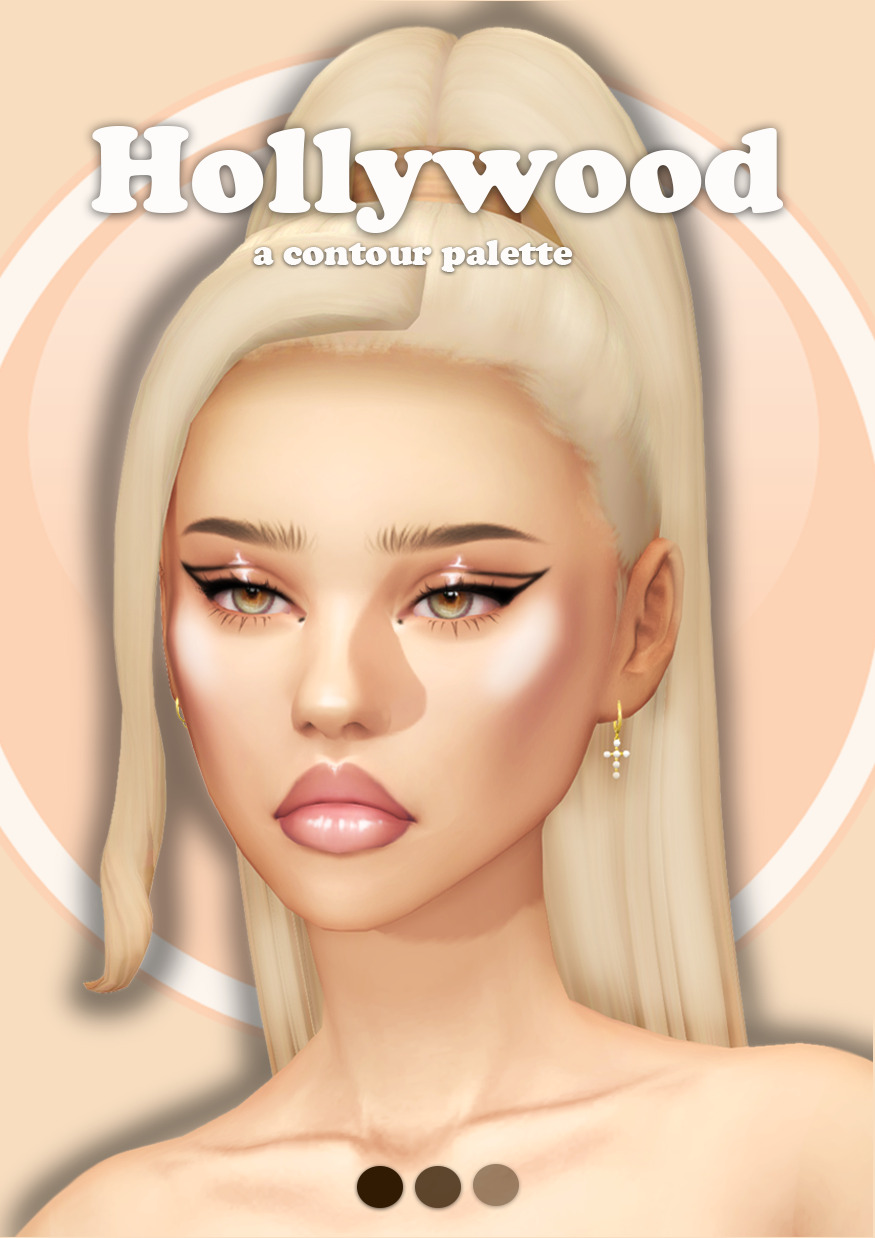 ladysimmer94:HOLLYWOOD - a contour palette TGIF simmers! Here I bring ...