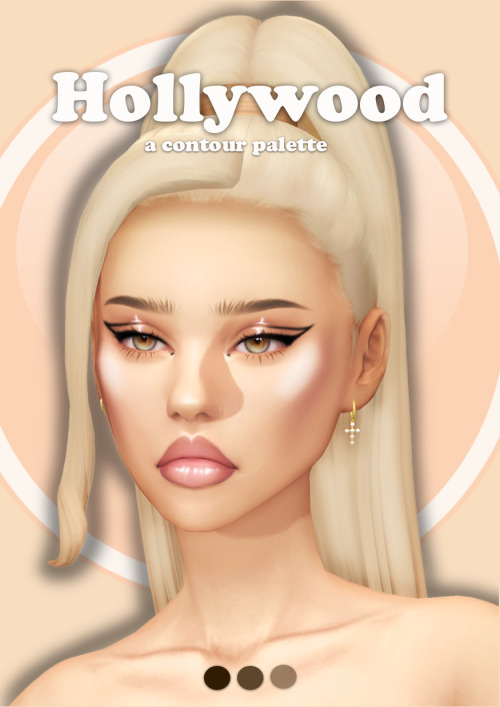 HOLLYWOOD - a contour palette TGIF simmers! Here I bring you a contour palette that works on ALL ski