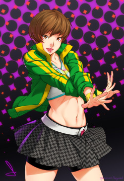 mugis-pie:  Chie, from Persona4 (with her