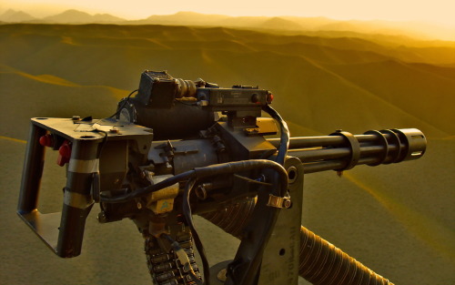 gunrunnerhell:  The Mini The M134 Minigun is probably one of the most recognizable weapons in the world due to it’s prominence in movies and video games due to its destructive capabilities. A few examples are owned by private citizens with the proper