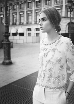 voguelovesme:  Cara Delevingne by Matt Irwin for Style.com/Print Spring 2013