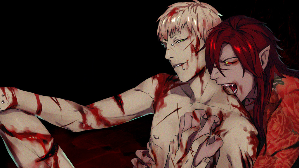 blaue-berrie:  [DMMD] KouXNoi Bad end by: ジ-ビ 
