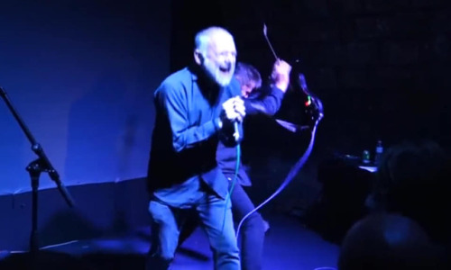 musicktoplayinthedark: Stills from KKPIII  Sutcliffe Jugend live in Paris Video.