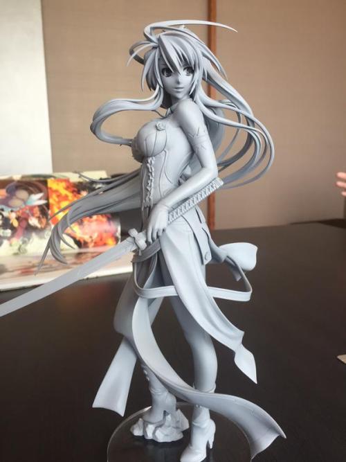 figurenews:  【塵骸魔京】WING「イグニス 1/7スケールフィギュア」最新原型公開！刀を携えた姿は初だし : figure news