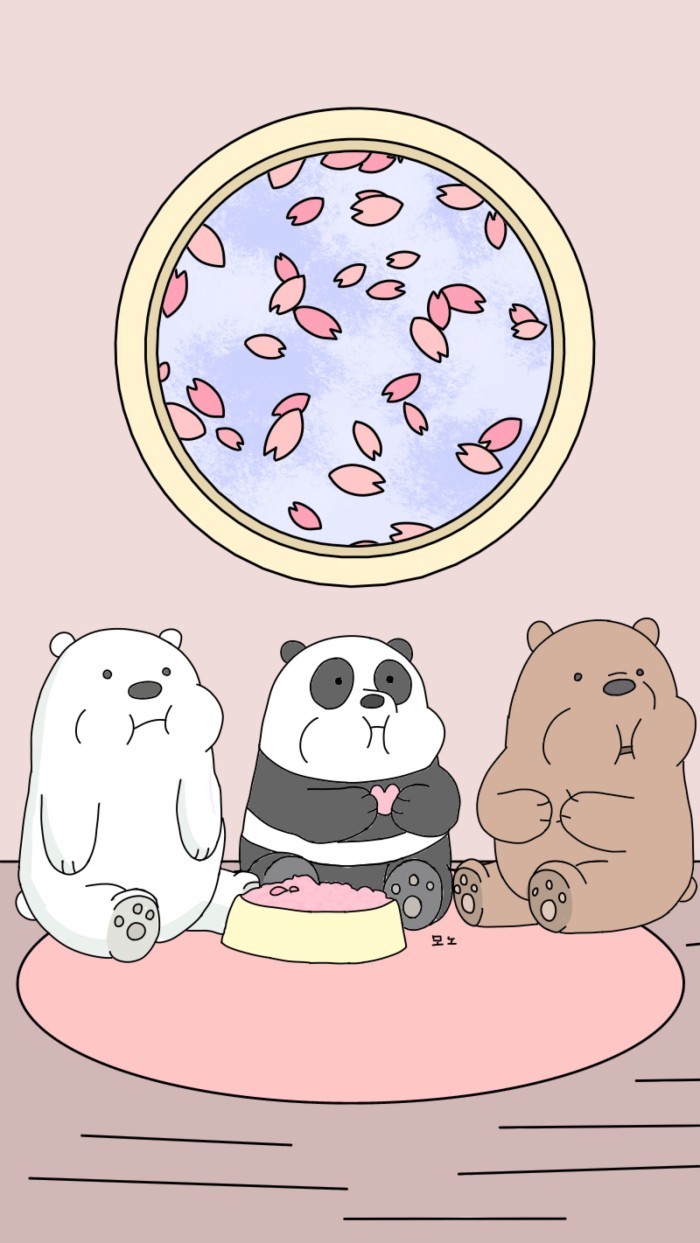 ♡ Be Positive ♡ — WE BARE BEARS WALLPAPERS From Duitang