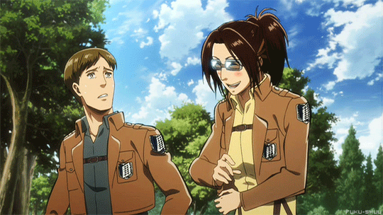 Moblit and Hanji watching/admiring LeviMore from A Choice with No Regrets Part 2