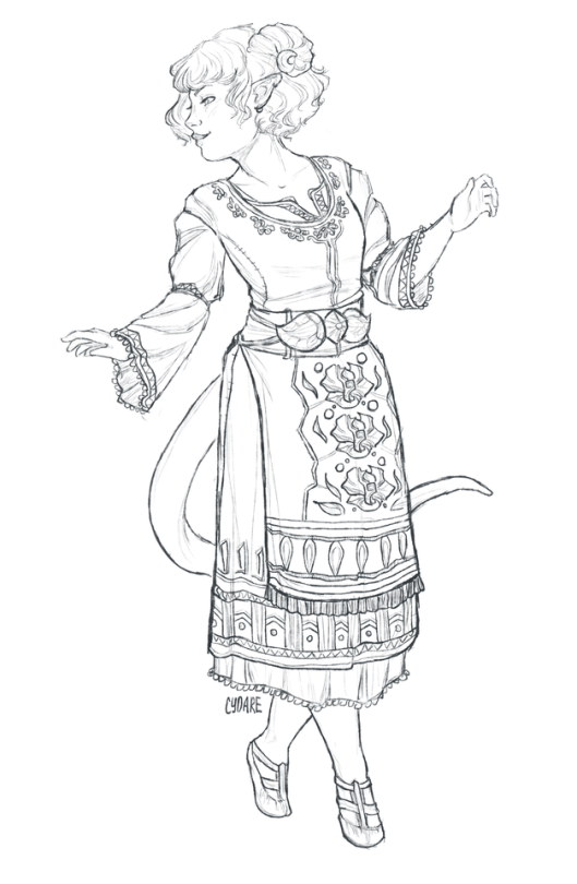 Jester’s Accent Reminds Me Of My Family’s Bulgarian Accents, So I’m Working On A Drawing Of Her