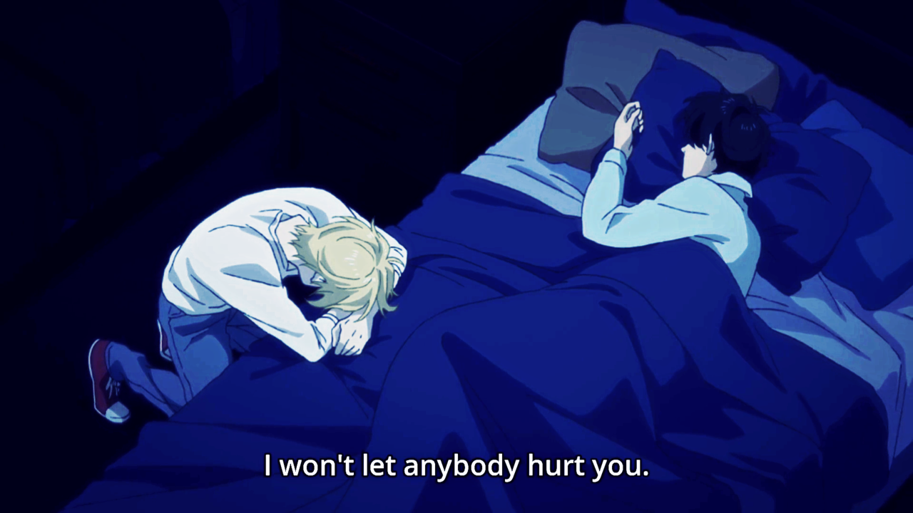 Banana Fish  Eiji getting hurt is Ash's worst nightmare