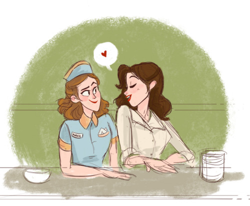 parksnark: 1940′s ladies that want to make out is like, my jam, you guys 