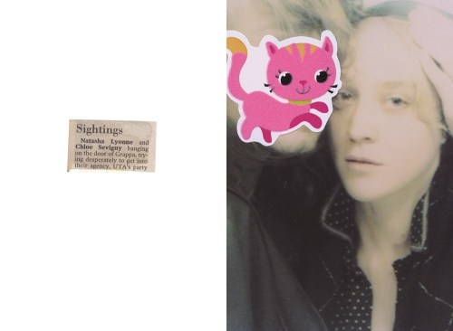 chloesevignyonline:  Chloë Sevigny releases No Time for Love, a photobook filled with snapshots from photobooths and candid images of the men in her life, from her father to her first loves. Available on InnenZines.com