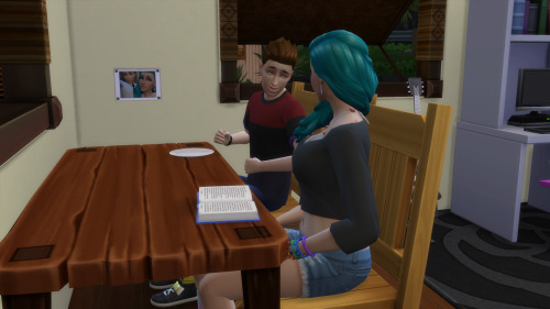 The Sims 4 (Nick x Amy) Day 31.(Image set 2 of 2).