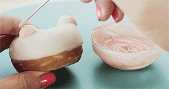 ryeou:  how to: 「rilakkuma donuts」 
