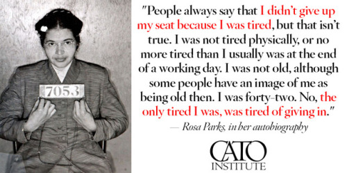Happy Birthday to Rosa Parks, born 106 years ago today, on February 4, 1913.Sometimes all it takes i