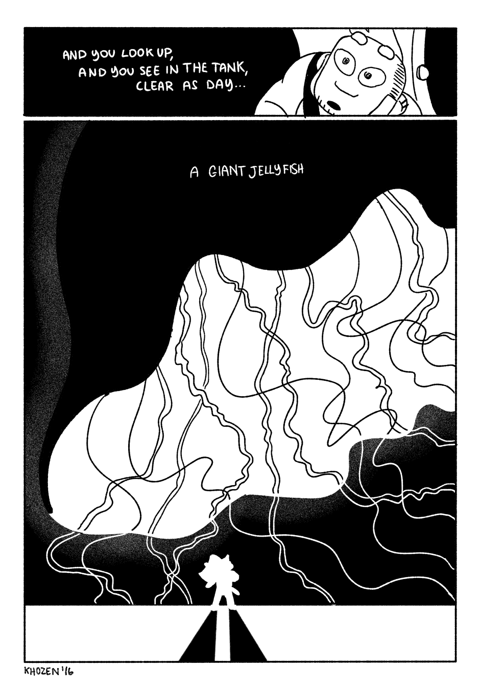 khozen:i listened to ep 7 and i really wanted to turn the jellyfish scene into comic