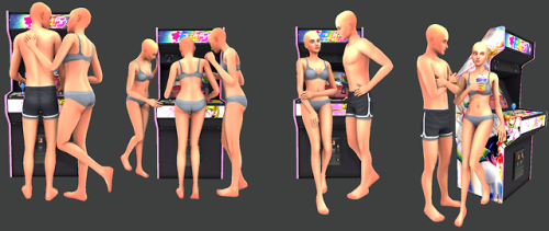 something-wicked-sims:  Something Wicked Sims  - At the Arcade Posesfor @7xsims Part one of my 