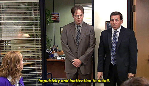 reasonandfaithinharmony: me @me re: the consequences of my own actions The Office: Sabre (6x15)