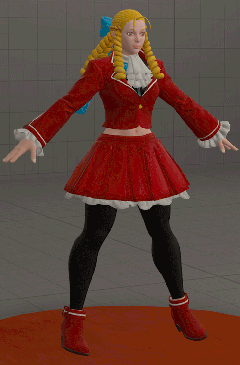 mklr-sfm: [MODEL RELEASE] Karin Kanzuki Here’s your christmas present. Ripped from the game. Modelling, rigging, and sfm port by @akkoarcade​. Texture work by @planet-mojo​ and myself. It’s still kinda janky to use, but that’s SFM for you. Eyes