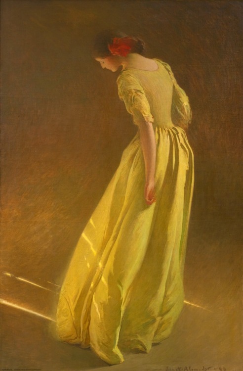 Sunlight / Rai de lumière.1909.Oil on Canvas.212 x 141 cm. (83.46 x 55.51 in.)Art by John White Alex
