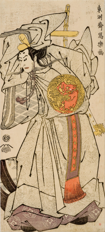 lionofchaeronea:Onoe Matsusuke as Ashikaga Tukauji, Tōshūsai Sharaku, 1794