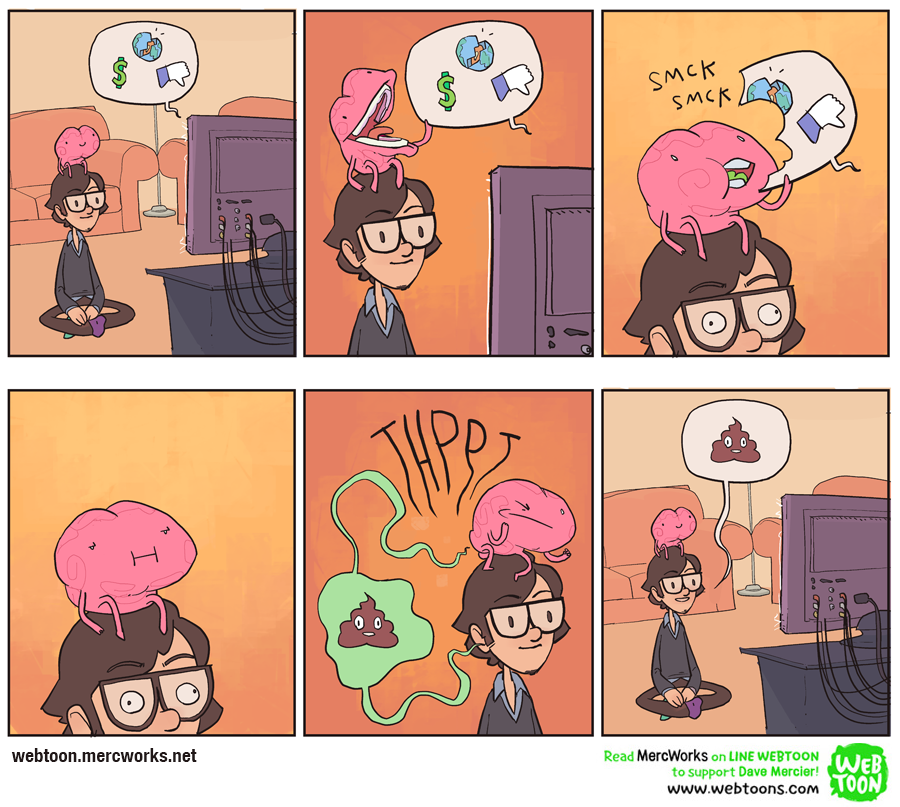 How the brain works in three easy steps. You won’t believe panel 5!