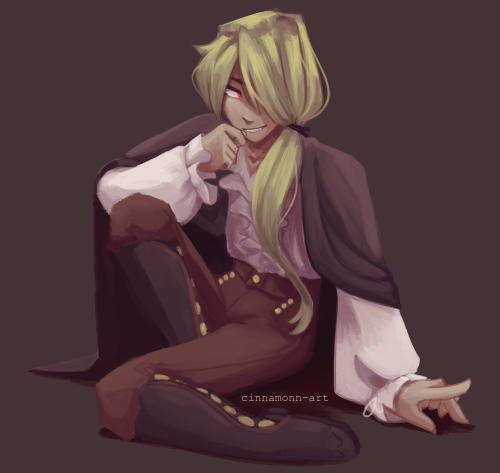 cinnamonn-art:haven’t drawn anything for halloween yet so here’s kido as a vampire bc im