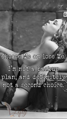 dombruce2016:  leftys-realm:  Choose Me or