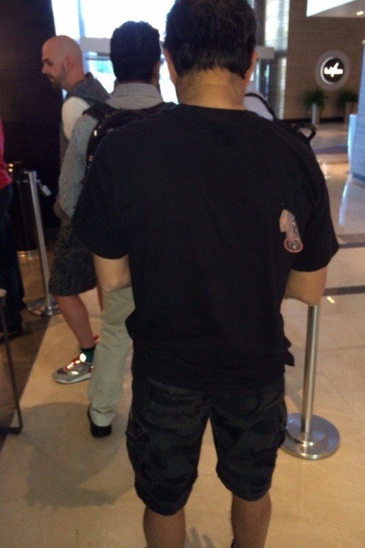 juilan:  Excuse me sir, you have something on your shirt