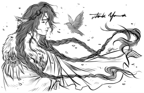  A final sketch of Fingon. Dear Followers, It looks like this is my final post here! It’s time to fi
