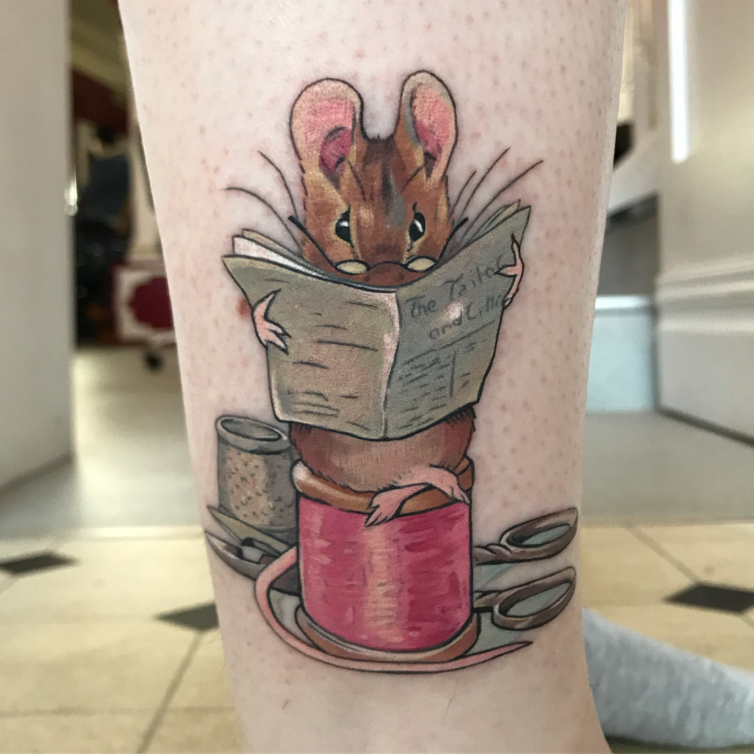beatrix potter mouse tattoos  Mouse tattoos Book tattoo Stay true tattoo