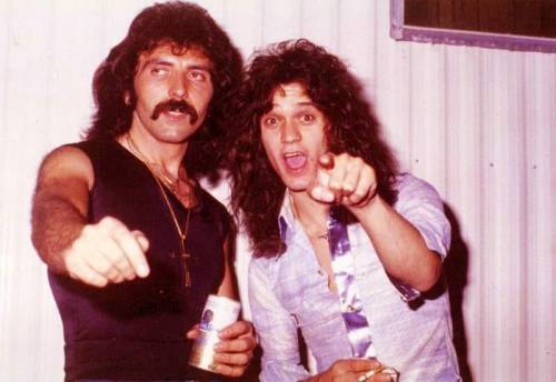 Tony Iommi &amp; Eddie Van Halen, 1978