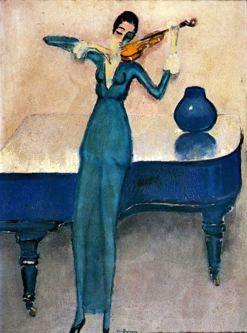 La Violiniste - Kees van Dongen 1920