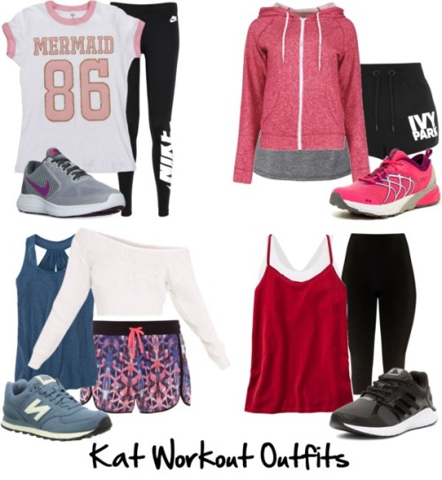 Requested - Kat Workout By Stephlv Featuring A Zip Pocket Hoodie