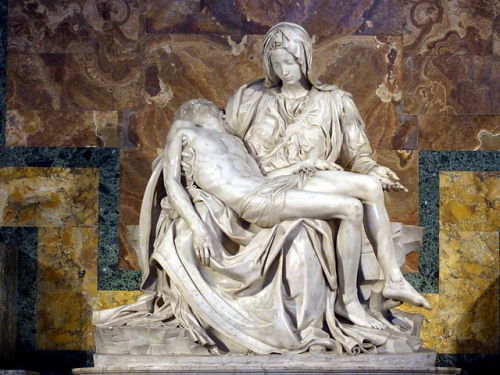 The exact wording of French cardinal who commissioned Michaelangelo to sculpt the Pietà was t