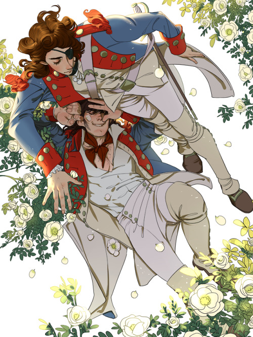 sirgarrowman: It’s rose blooming season, and I feel very nostalgic for my lovely french boys