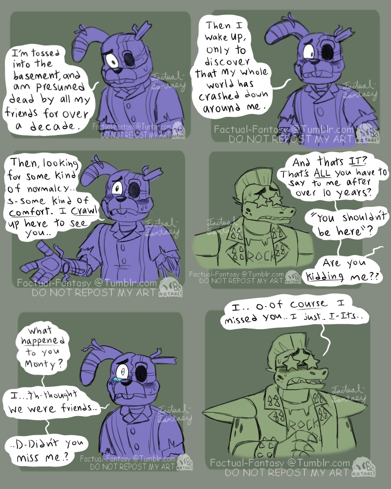 Five Nights at Freddy's comic, Tumblr