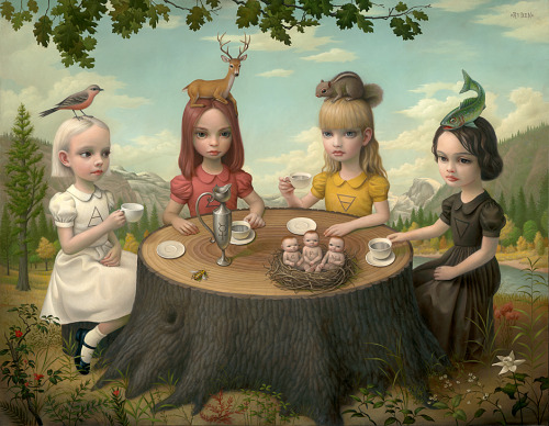 MARK RYDEN Allegory of the four Elements Oil on canvas, 2006