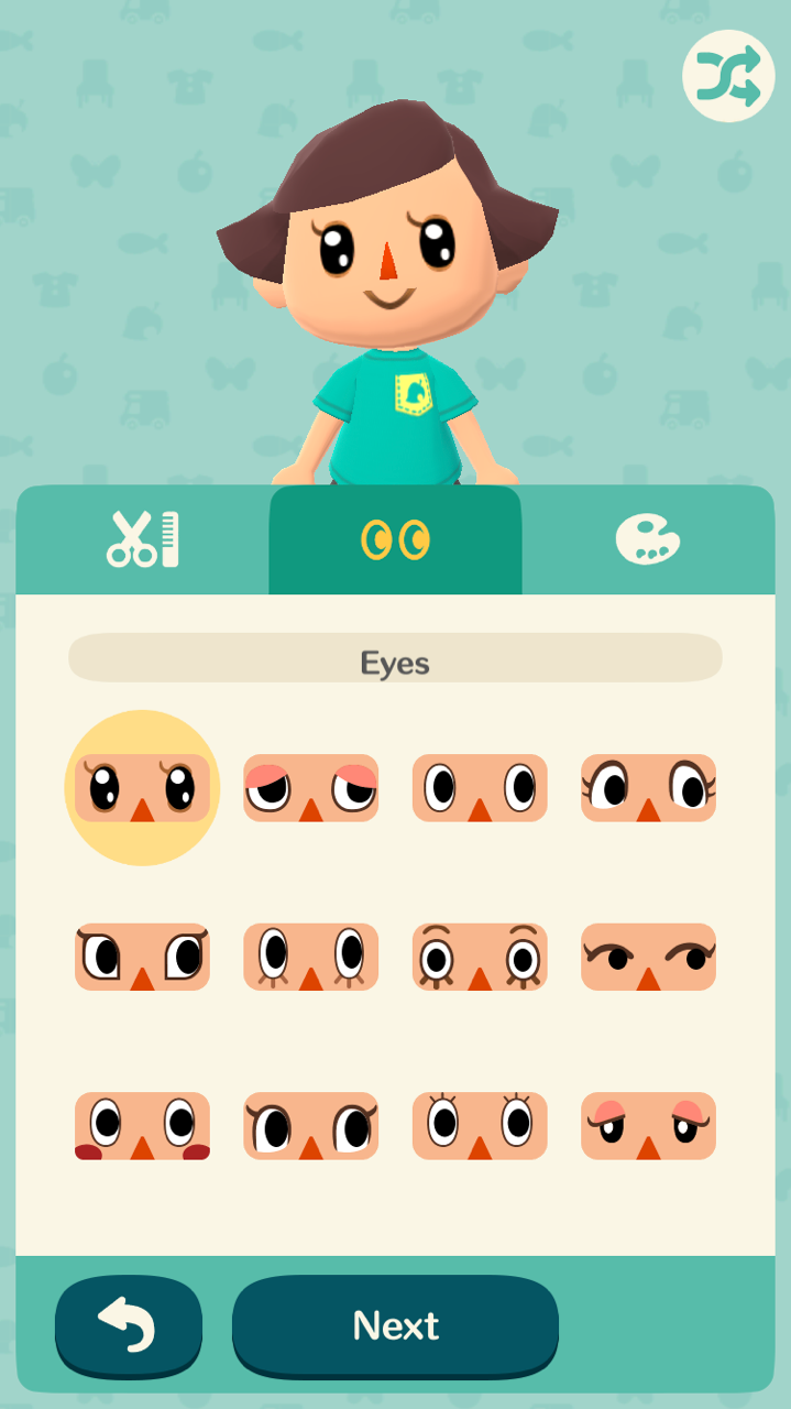 fuckyeah-animalcrossing:All customizable options for your character in Animal Crossing