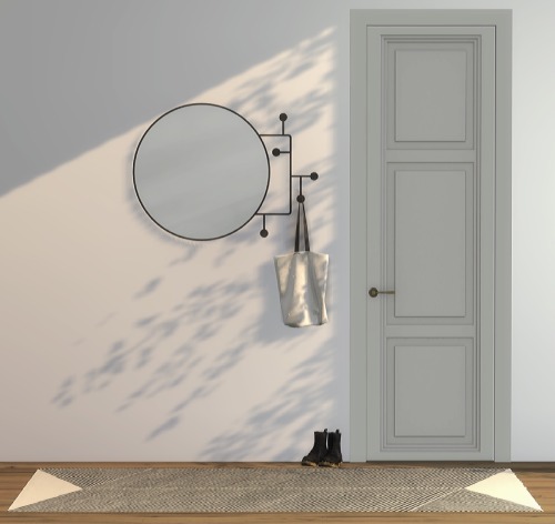 Vianela Wall Mirror With HangersIs now available to Patreon Early Accessers. Enjoy!Publicly availabl