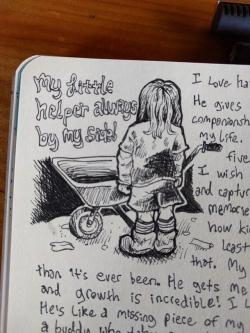 wingsofjudas: Life in journal snippets.  I haven’t scanned a sketchbook in two years but I&rsq